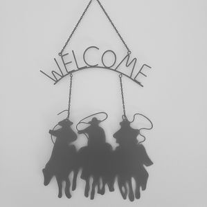 Cowboy Welcome Sign